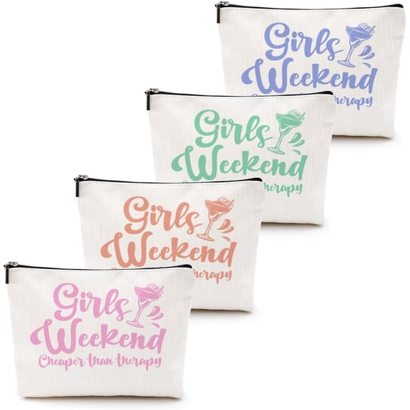 Weekend Gifts Makeup Bag Cosmetic Toiletry Zipper Pouch Weekender Bags Friendship Bachelorette Party