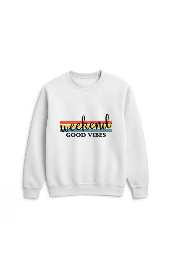 Weekend Good Vibes Relaxed Chill Mode Comfort Sweatshirt, for men & women, up to size 5XL