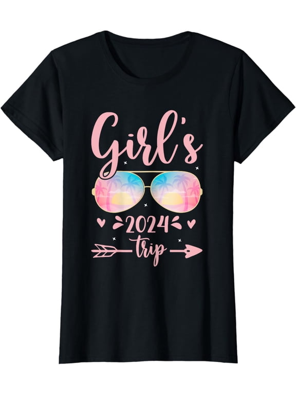Weekend Hello Summer 2024 Vacation Girls Trip 2024 T-Shirt