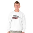 thumbnail image 1 of Weekend Loading Bar Computer Nerdy Unisex Plus Fleece Graphic Sweatshirt Brisco Brands 2X, 1 of 5
