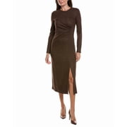 Weekend Max Mara womens Decano Jersey Dress, XL, Brown