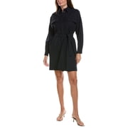 Weekend Max Mara womens Tiberio Wool-Blend Dress, 2, Navy