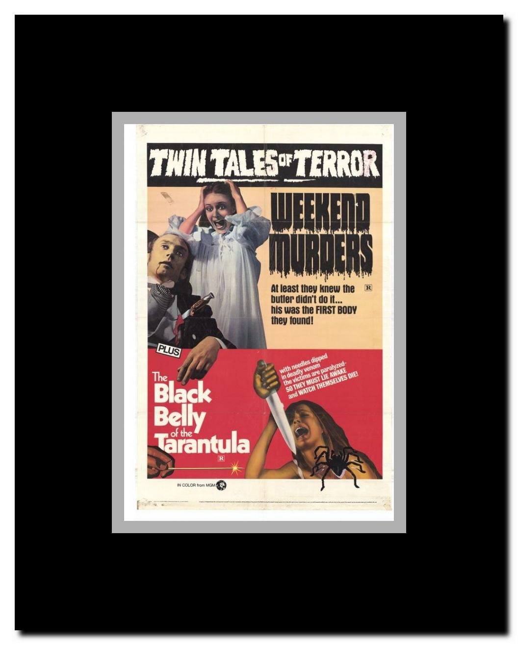 Weekend Murders Framed Movie Poster