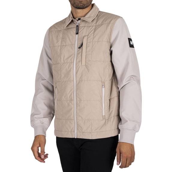 Weekend Offender Los Amigos Puffer Jacket, Beige
