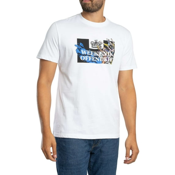 Weekend Offender Molazza Graphic T-Shirt, White