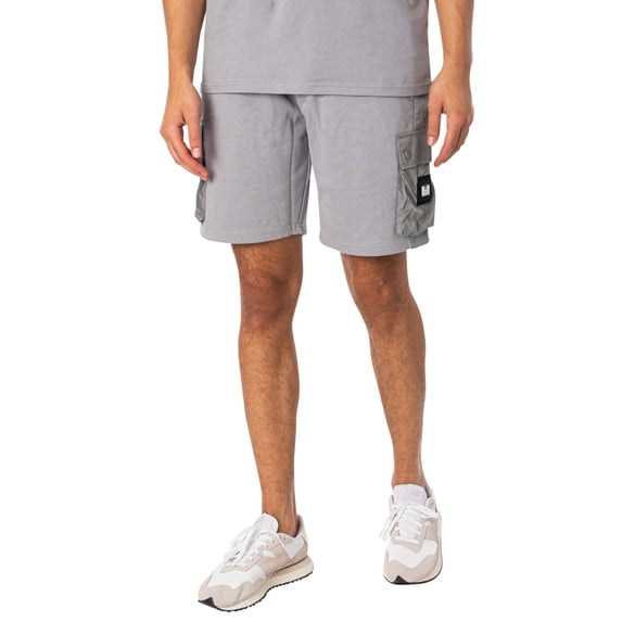 Weekend Offender Pink Sands Cargo Shorts, Grey