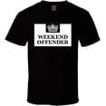 thumbnail image 1 of Weekend Offender Prison T Shirt Black, 1 of 2