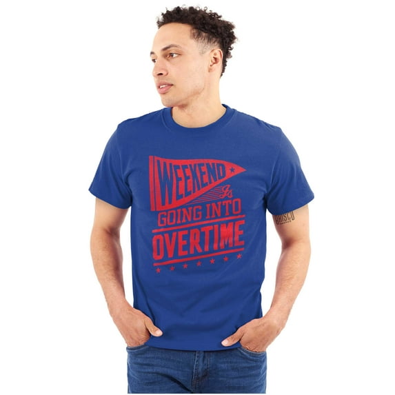Weekend Overtime College Sports Gym Plus Size Crewneck Graphic Tee Shirt Brisco Brands 3X