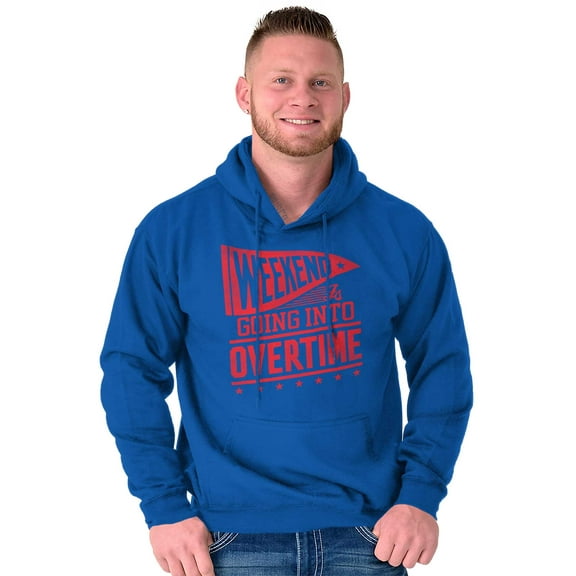 Weekend Overtime College Sports Gym Unisex Plus Fleece Graphic Hoodie Brisco Brands 3X