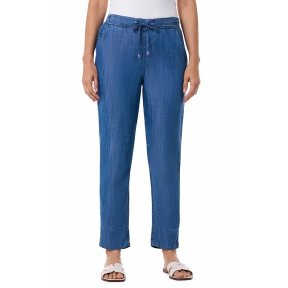 Weekend Pants - UPF 50+ Sun Protection - Enclave in Light Indigo Chambray