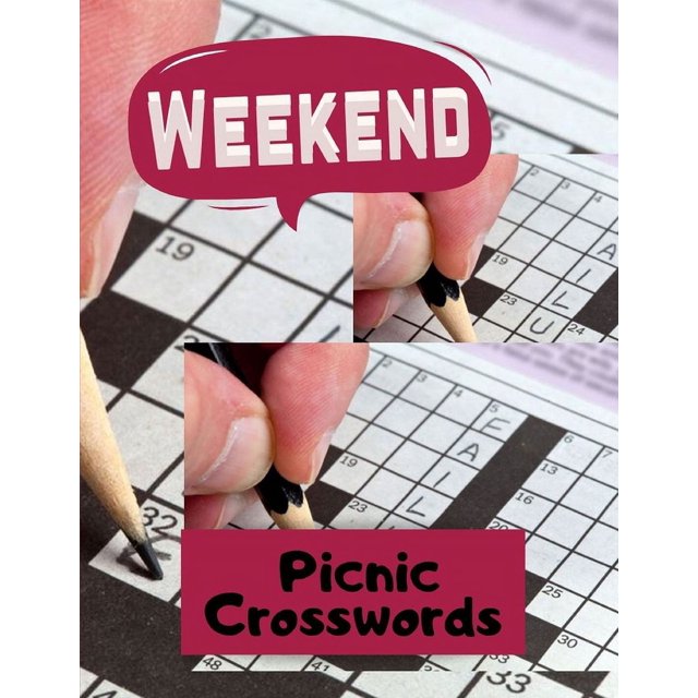 Weekend Picnic Crosswords Crossword Puzzle Books For Adults In Bulk