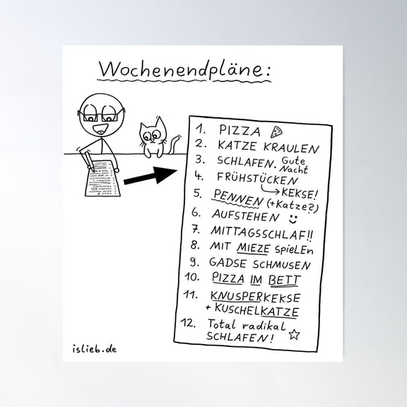 Weekend Plans Are A Comic Book Poster Wall Art, Modern Wall Decor For Living Room Bedroom, 8x12 UNFRAMED