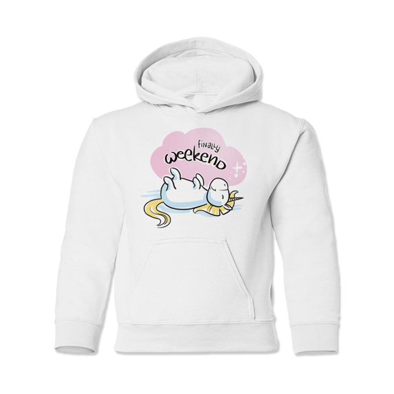 Weekend, Relaxed Unicorn Hoodie Juniors -Image by Shutterstock, Medium