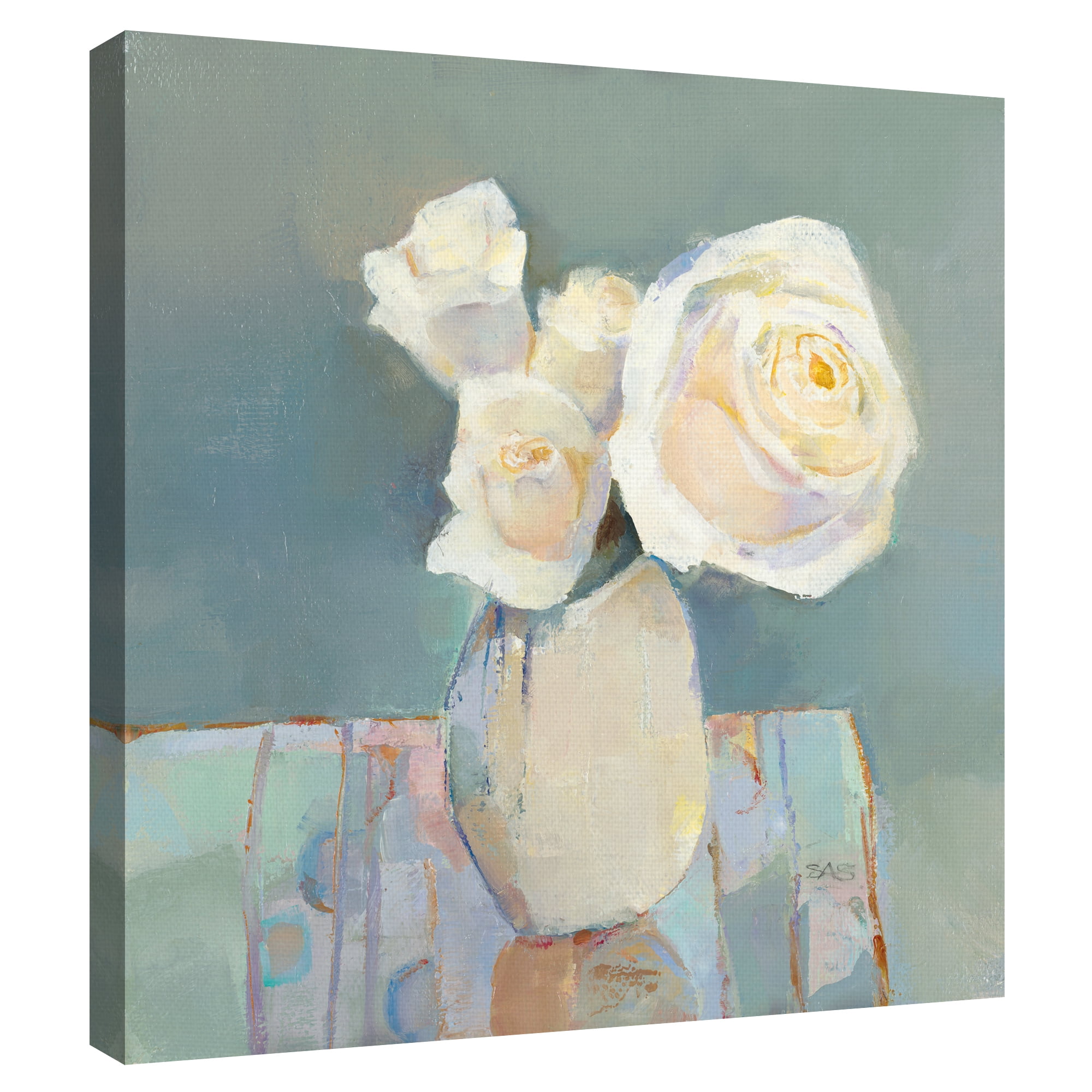 Weekend Roses I by Sarah Simpson Canvas Art Print