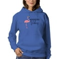 thumbnail image 1 of Weekend Vibes Flamingo Hoodie Women - Women Hoodie, Medium, 1 of 4