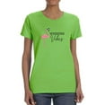 thumbnail image 1 of Weekend Vibes Flamingo T-Shirt Women -Image by Shutterstock, Female Medium, 1 of 4