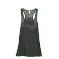thumbnail image 1 of Weekend Vibes Women's Fashion Sleeveless Flowy Racerback Workout Yoga Tank Top Charcoal Grey Medium, 1 of 3
