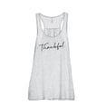 thumbnail image 1 of Weekend Vibes Women's Fashion Sleeveless Flowy Racerback Workout Yoga Tank Top Sport Grey Large, 1 of 3