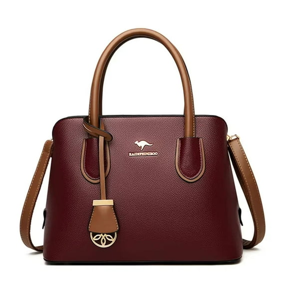 Weekend Wanderer Quality PU Leather Women Shoulder Bag 2024 Large Capacity Tote Bag