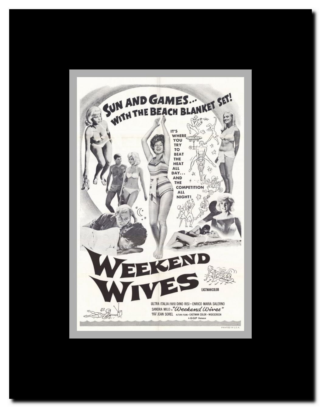 Weekend Wives Framed Movie Poster