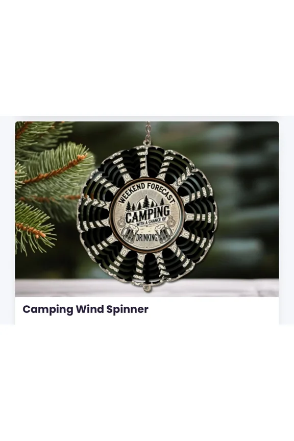 Weekend forecast - camping- wind spinner