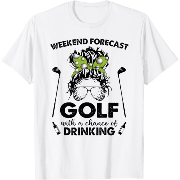 Weekend forecast golf with a chance of drinking T-Shirt