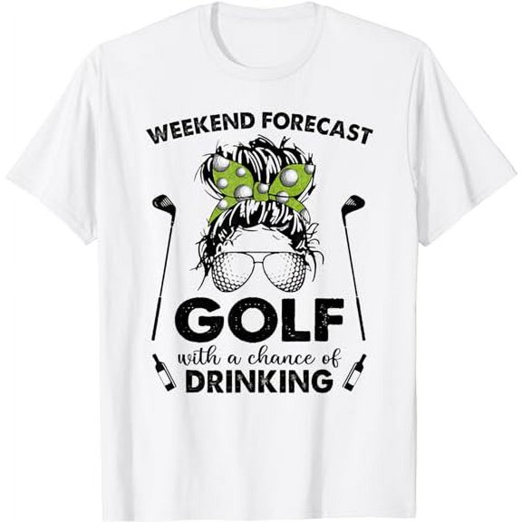 Weekend forecast golf with a chance of drinking T-Shirt