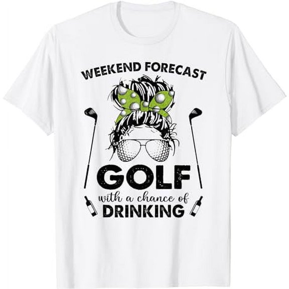 Weekend forecast golf with a chance of drinking T-Shirt