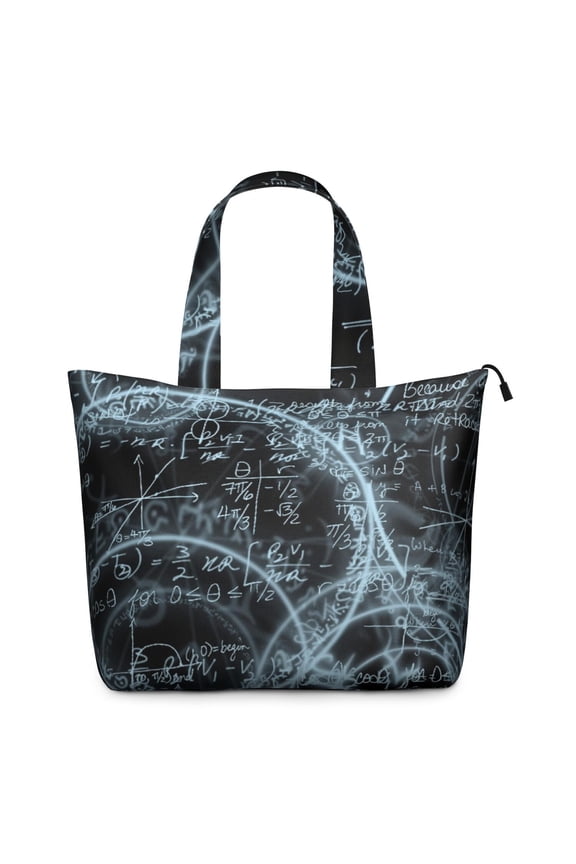 Weekender Bag Featuring Laboratory Experiment Designs Large Capacity Travel Tote Bag with Scientist Science Rules Prints, Lightweight Airplane Friendly