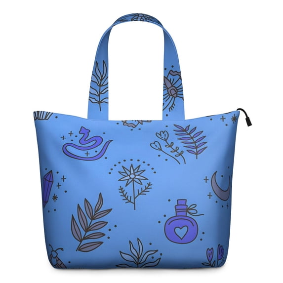 Weekender Bag Gothic Black Stars and Moon Tote Bag Fit . Inch Laptop Computer Women’s Travel Bag for Short Trips Weekend Getaways