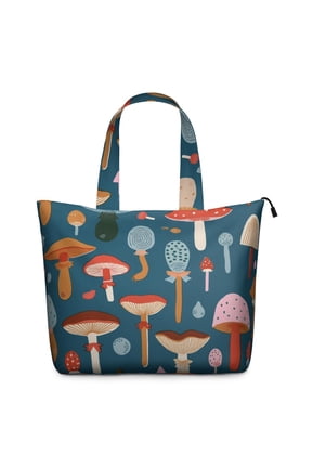 Weekender Bag Mushroom Carry-On Bag Fit . Inch Laptop Computer Airplane Duffel for Short Trips Weekend Getaways