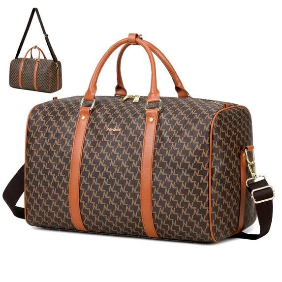 Weekender Bag for Women Men, Travel Duffel Bag Carry On Overnight Bag, Large Travel Handbag, for Gym Holiday Tote Bag
