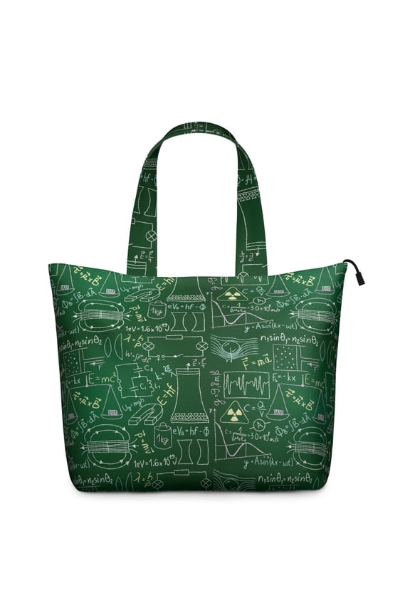 Weekender Bag with Biology Astronomy Prints Large Capacity Travel Tote Bag Featuring Scientist Scientific Knowledge Designs, Lightweight Multipurpose