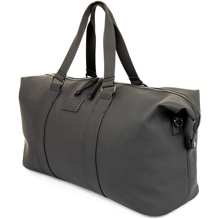 ●Fallett● Weekender duffel bag black FA2401BG11BK Weekender Duffel Bag, Waterproof Overnight Travel Carry On