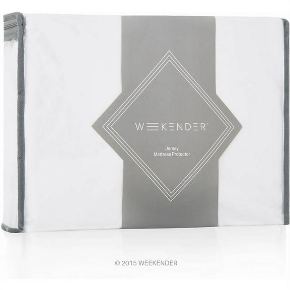 Weekender Jersey Waterproof Fitted Mattress Protector, Twin