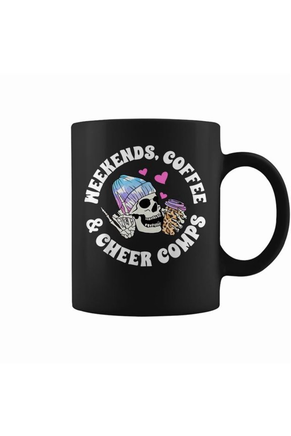 Weekends Coffee Cheer Mom Of A Cheerleader Mother Cheer Mama Coffee Mugs