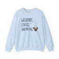 thumbnail image 1 of Weekends, Coffee, and My Pug Sweatshirt Image of Pug, 1 of 4