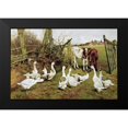thumbnail image 1 of Weekes, Herbert William 24x17 Black Modern Framed Museum Art Print Titled - The Disputed Gate, 1 of 4