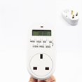 Weekiy Digital Timer intelligent ISR EU US UK FR BR Plug electronic