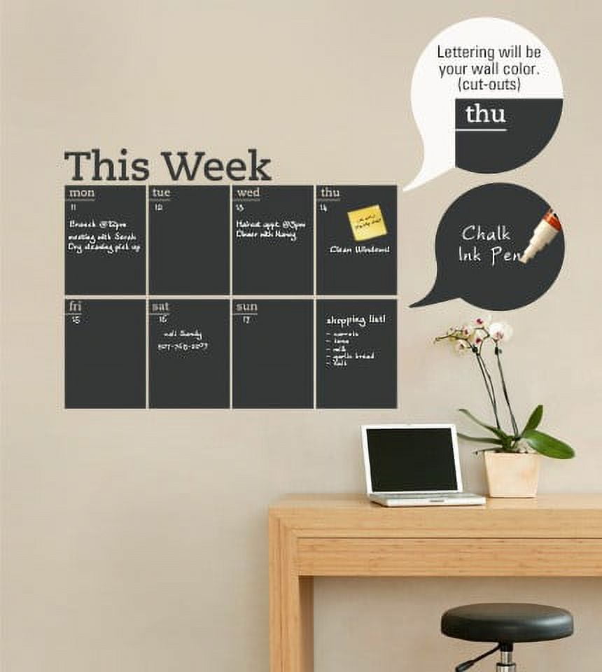Chalkboard Wall Calendar DIY - It All Started With Paint