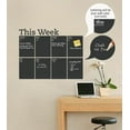 thumbnail image 1 of Weekly Chalkboard Calendar Wall Decal, 1 of 2
