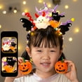 thumbnail image 1 of Weekly Deal karymi Halloween Pumpkin Headband DIY Kit for Children - Glows - in - The - Dark Pipe Cleaner Materials for Party Dress - Up Spooky Christmas Gifts for Kids Weekly Deal, 1 of 6