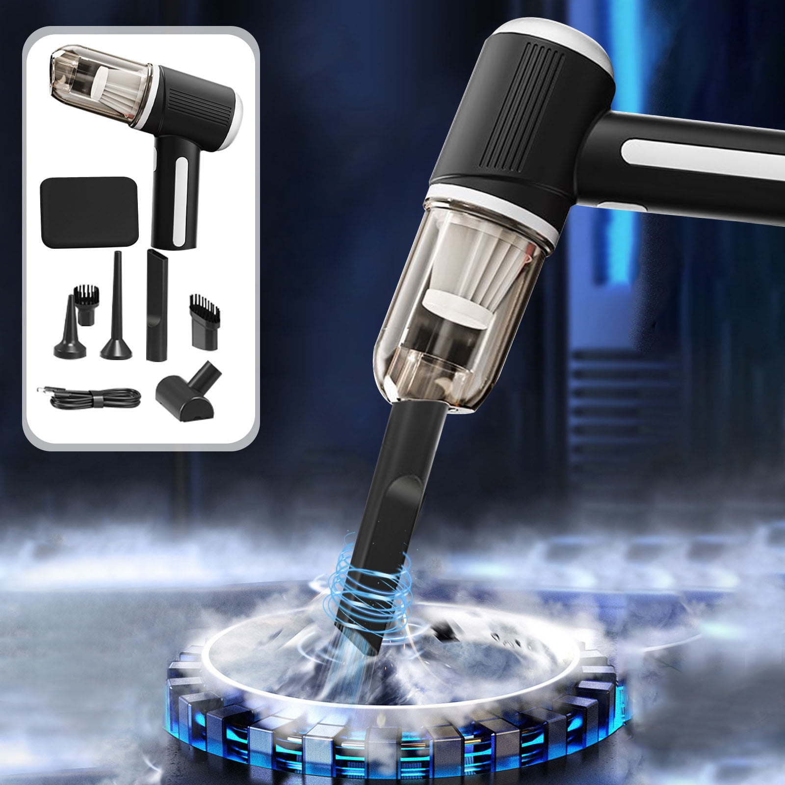 Portable High-Suction Car Vacuum Cleaner