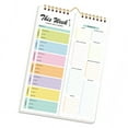 thumbnail image 1 of Weekly Meal Planner Notebook With Tearable Grocery Lists And Strong Spirals Binding For Organized Kitchen Refrigerator, 1 of 8