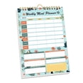 thumbnail image 1 of Weekly Meal Planner Notebook With Tearable Grocery Lists Strong Spirals Binding, 1 of 10