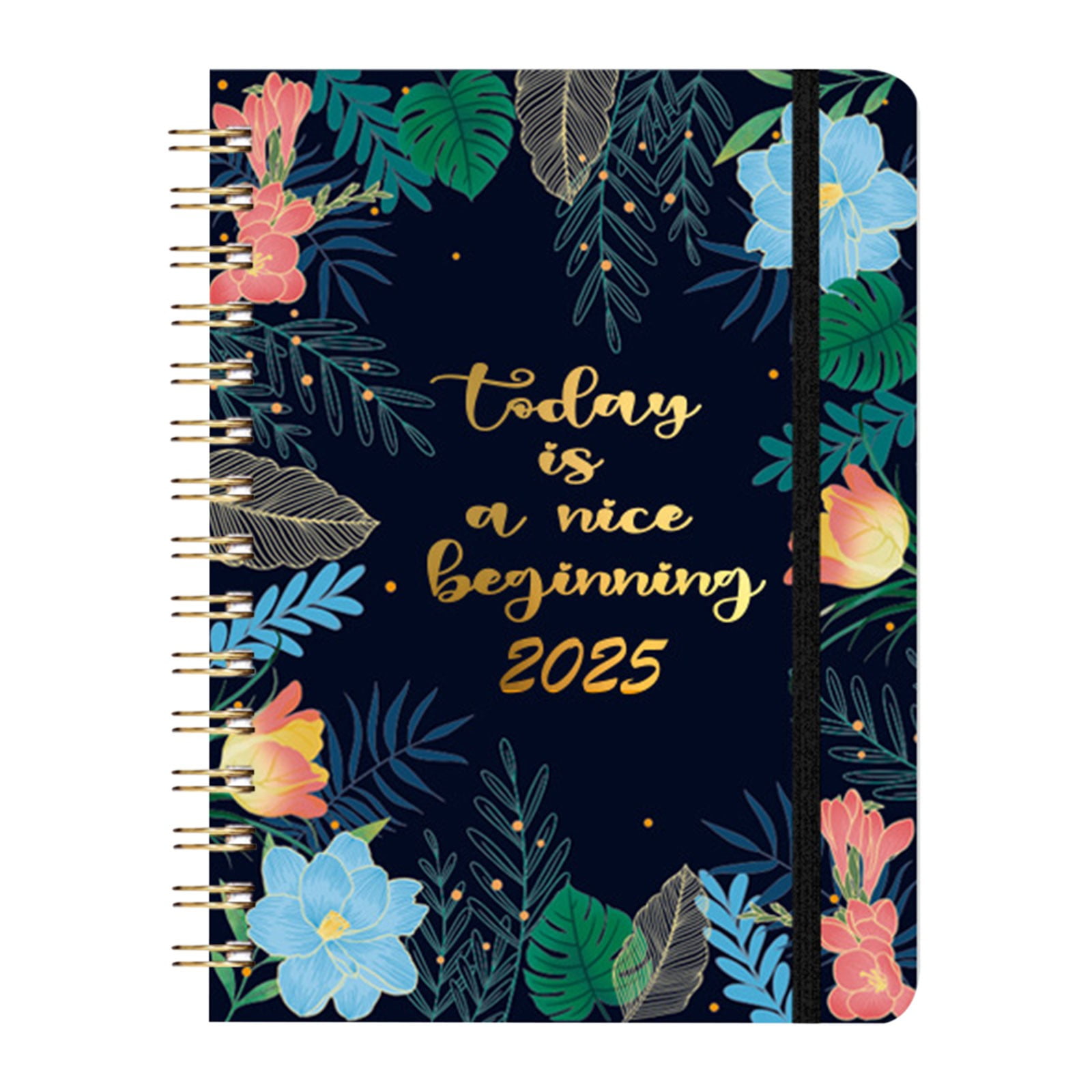 Weekly Monthly Planner 2025, Spiral Bound, 2025 Calendar Only, 12 Month