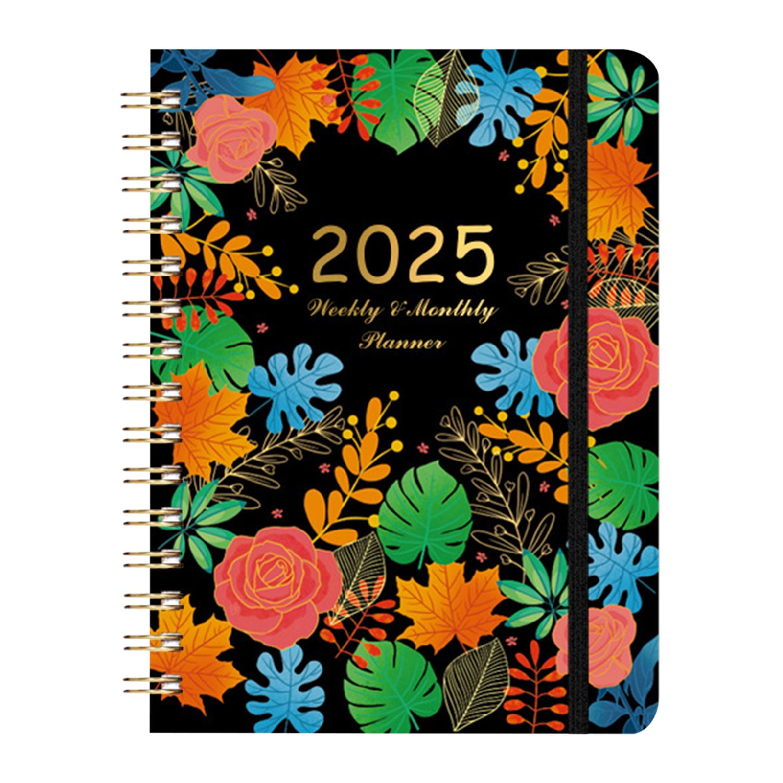 Weekly Monthly Planner 2025, Spiral Bound, 2025 Calendar Only, 12 Month