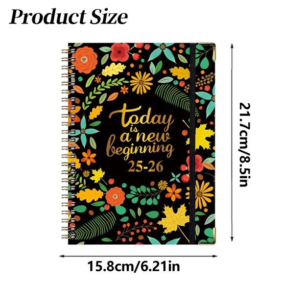 Weekly Monthly Planner Hardcover with Tabs for Time Management Scheduling and Daily Organization
