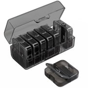 Weekly Pill Organizer 2 Times a Day, 7 Day Large Pill Box, Pill Case AM PM for Travel, Medication Container for Daily Vitamin,Supplements and Medicine, Morning 