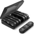 thumbnail image 1 of Weekly Pill Organizer 3 Times a Day, Portable Travel Pill Box 7 Day with Large Pill Containers, Light-Proof Pill Case for Vitamins, Medication, Supplements and Fish Oils (Black), 1 of 7